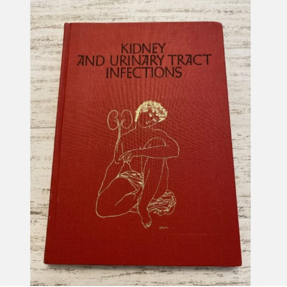 Vintage 1971 Kidney and Urinary Tract Infections Book Eli Lilly Hardcover
